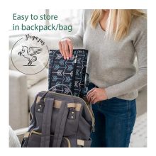 Hordozható pelenkázó alátét - Fehér nyilak