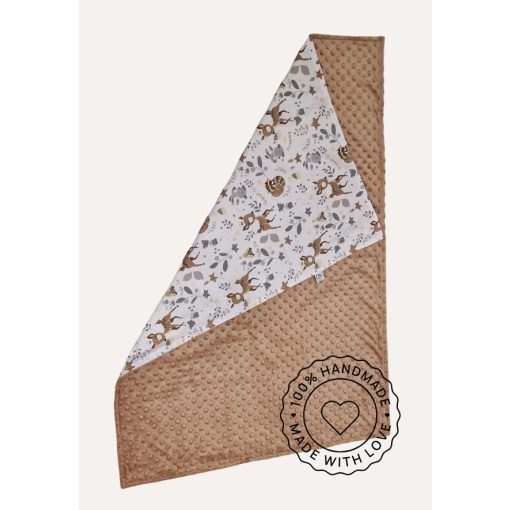 Babatakaró minky– mogyoróbarna