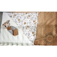 Babatakaró minky– mogyoróbarna