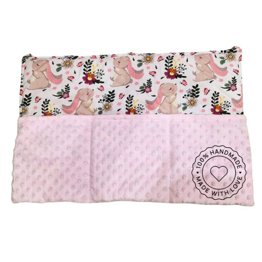 Zsebes pelenkatartó kiságyra- babarózsaszín
