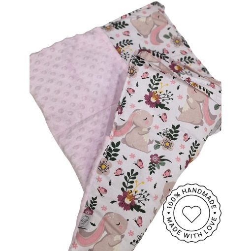 Zsebes pelenkatartó kiságyra- babarózsaszín