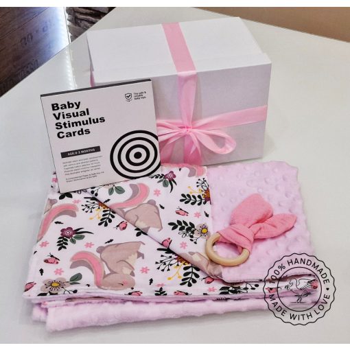 Pegazus BabyBox ajándékdoboz – Babarózsaszín - kicsi