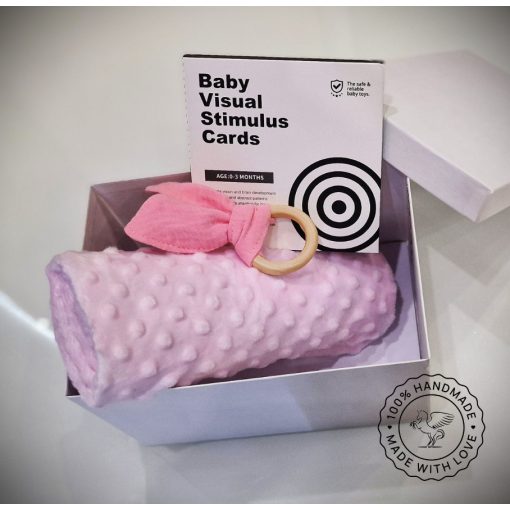 Pegazus BabyBox ajándékdoboz – Babarózsaszín - kicsi