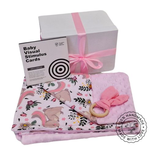 Pegazus BabyBox ajándékdoboz – Babarózsaszín - kicsi