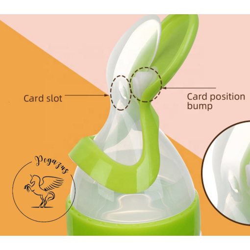 Adagolós etetőkanál – 90 ml - Green/Zöld