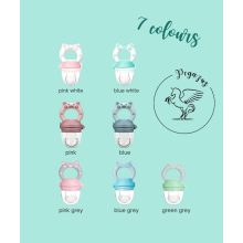 Malackás etetőcumi - blue white/kék-fehér