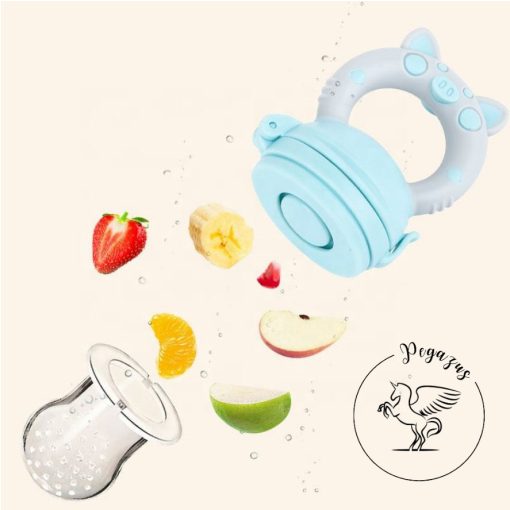 Malackás etetőcumi - blue white/kék-fehér