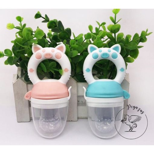 Malackás etetőcumi - blue white/kék-fehér