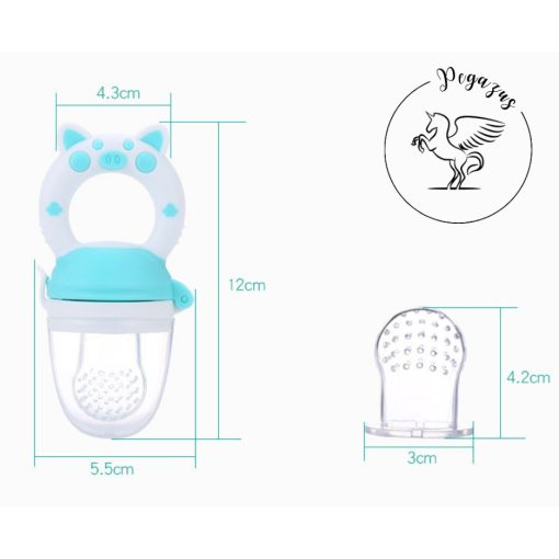 Malackás etetőcumi - pink/rózsaszín