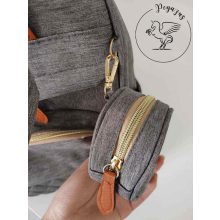 Pelenkázó hátizsák lenyitható pelenkázó paddal DAVID – AJÁNDÉK táskatartóval és USB kábellel - pink /rózsaszín