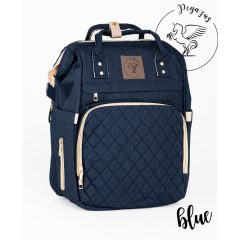   Pelenkázó hátizsák MOLLY – AJÁNDÉK táskatartóval - Blue/Kék