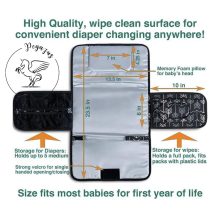 Hordozható pelenkázó alátét - Kék nyilak