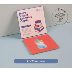   Baba vizuális stimulációs/kontrasztos kártyák 16 db, 12-36  hó