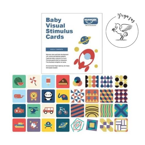 Baba vizuális stimulációs/kontrasztos kártyák kedvezményes szettben -  3 választható csomag