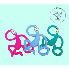 Fogzást könnyítő majom rágóka - green / zöld