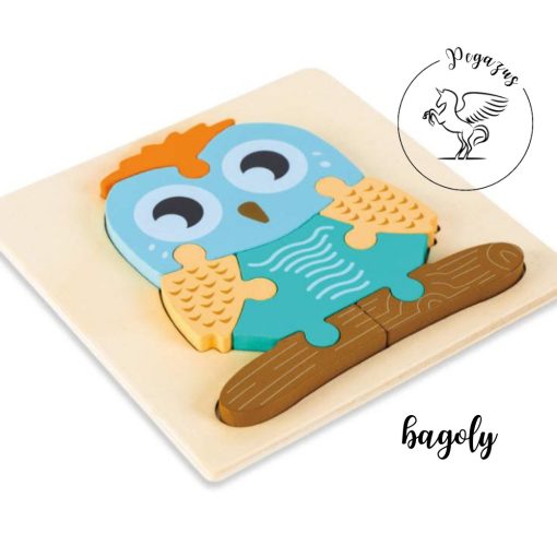 Baba 3D fa fejlesztő puzzle - 2 db-os kedvezményes szett