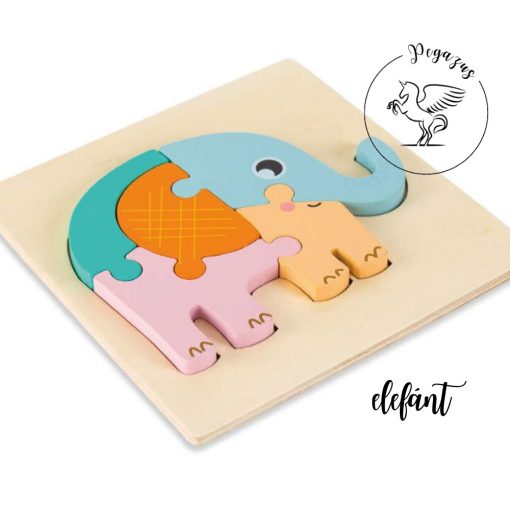 Baba 3D fa fejlesztő puzzle - 3 db-os kedvezményes szett