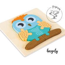 Baba 3D fa fejlesztő puzzle - 4 db-os kedvezményes szett