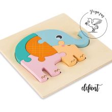 Baba 3D fa fejlesztő puzzle - 4 db-os kedvezményes szett