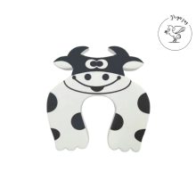 Ajtóütköző / ajtótámasz habszivacs – fehér boci mintával